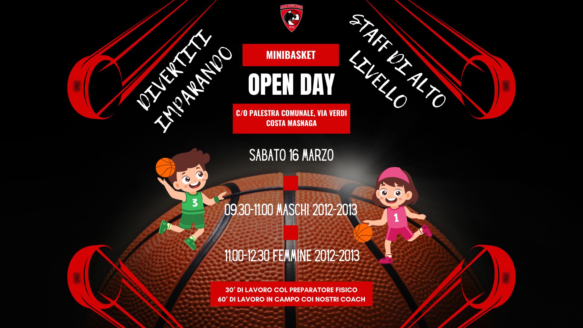 16 MARZO: OPEN DAY MB!