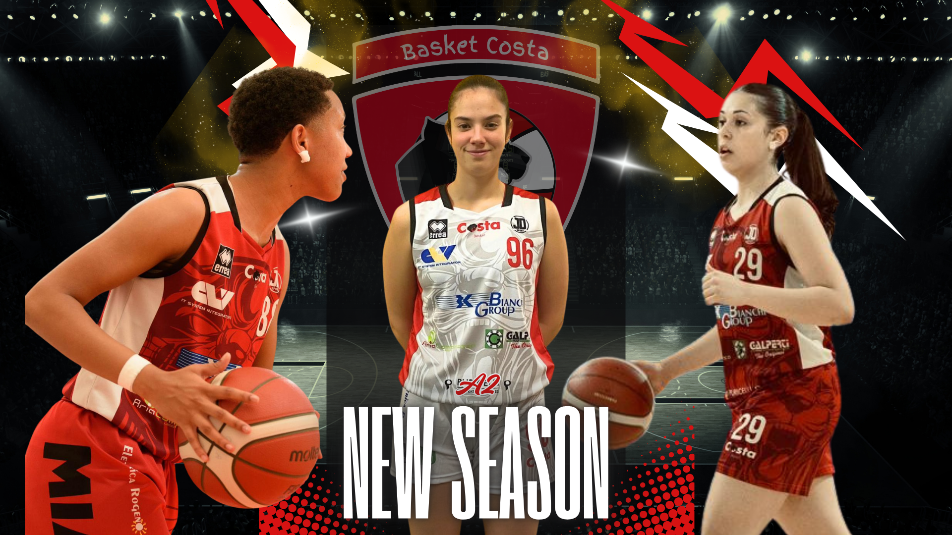 NUOVE ENERGIA PER LA SERIE A2: INSERITE MARTI, EVA E MALFI