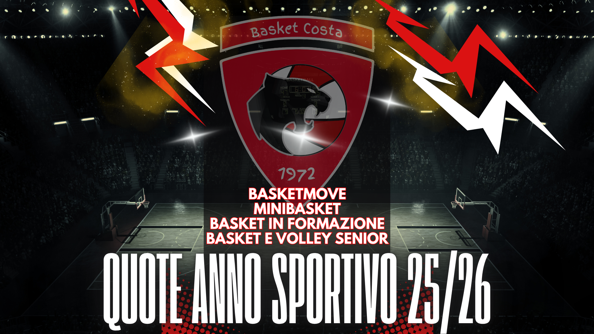 ISCRIZIONI ANNO SPORTIVO 25/26