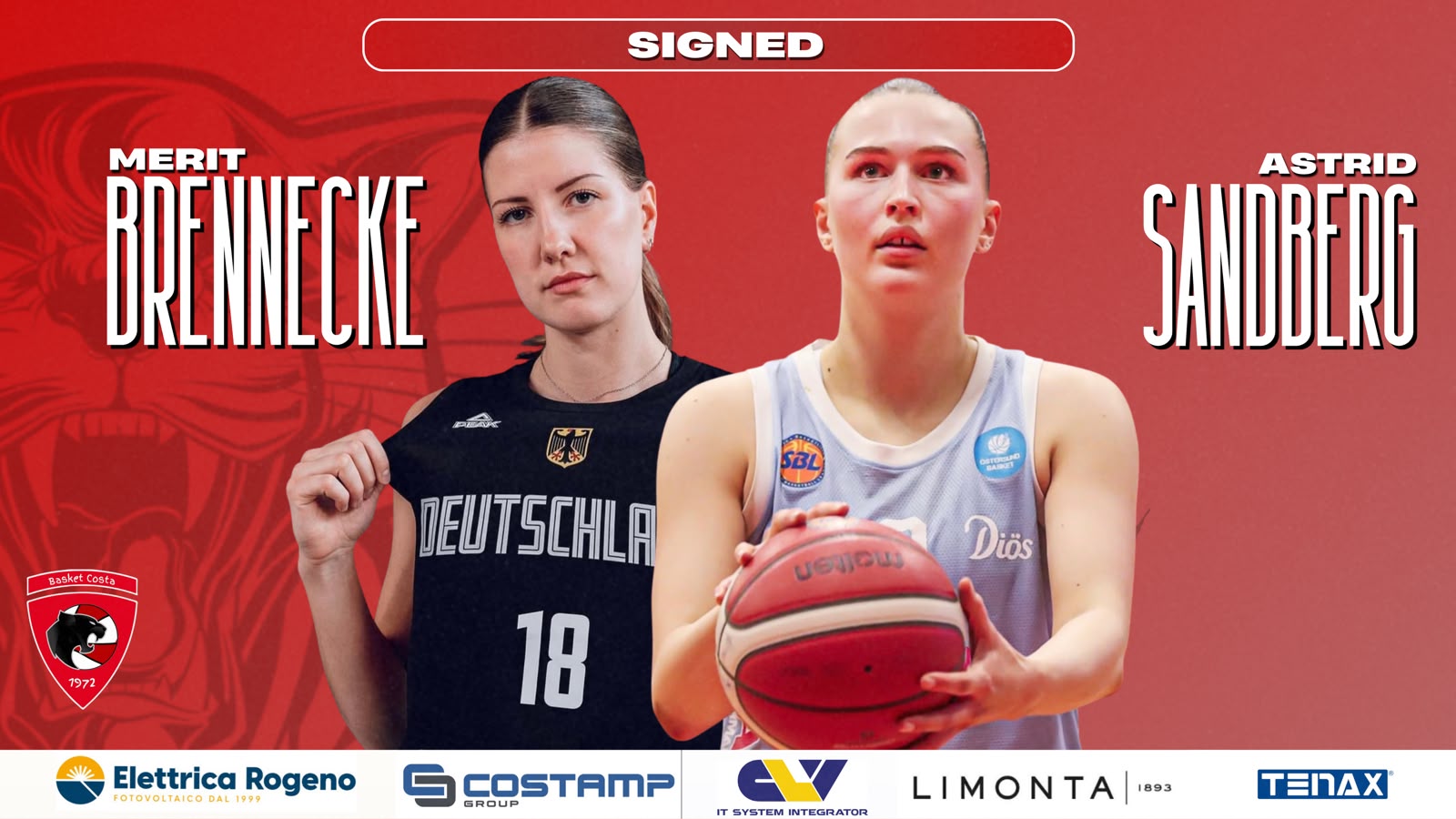 SERIE A1: BRENNECKE E SANDBERG COMPLETANO IL REPARTO STRANIERE